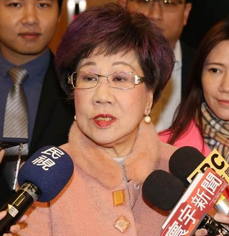 吕秀莲宣布参选台北市长 批评现任市长柯文哲擅长作秀
