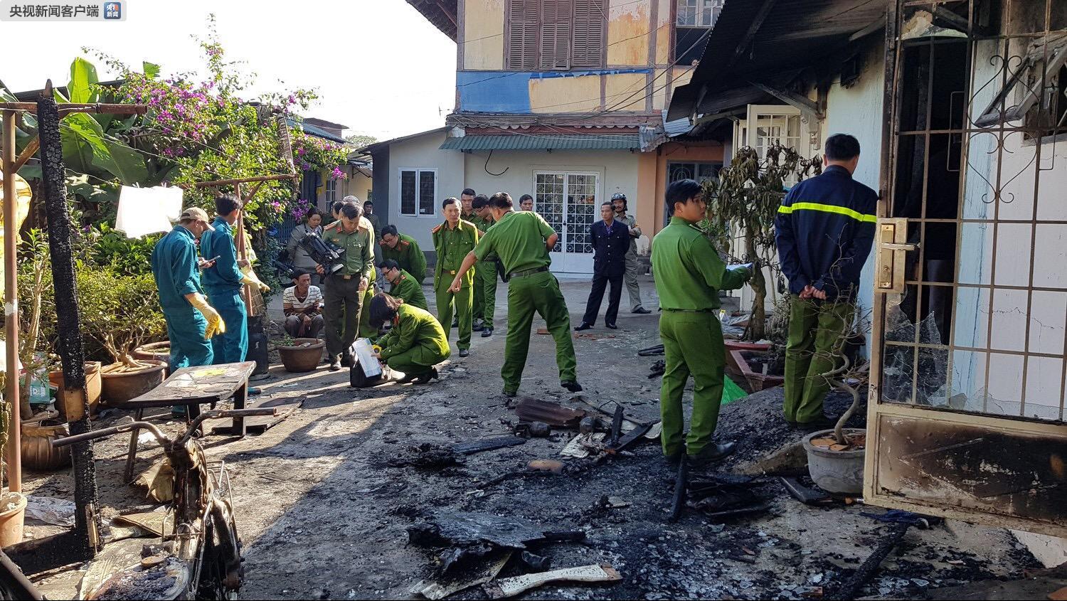 越南大叻一民居起火致5人死亡 似乎是有人故意放火的