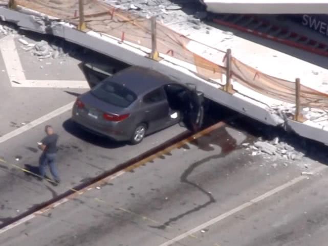 美国一校园发生天桥坍塌事故 已致10人死亡多人受伤