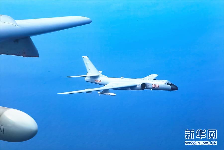 空军战机战巡南海 这是一个彰显中国空军实力的一个侧面体现