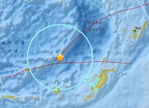 印尼东部海域发生6.4级地震 并未引发海啸也无人员伤亡消息