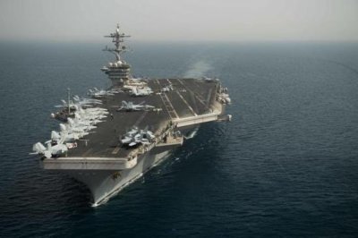 美国航母近日或进南海 中国海军演习将密切注视美方动向