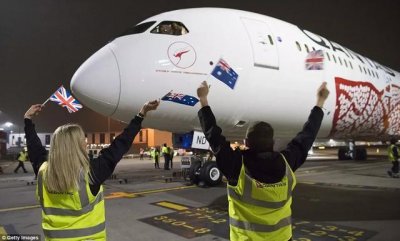 英国与澳大利亚开通直航 需要17个小时14000多公里才能抵达