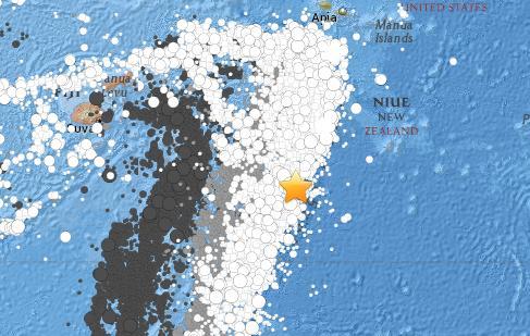 汤加海域发生地震 美国地质堪测局检测到汤加海域发生5.3级地震