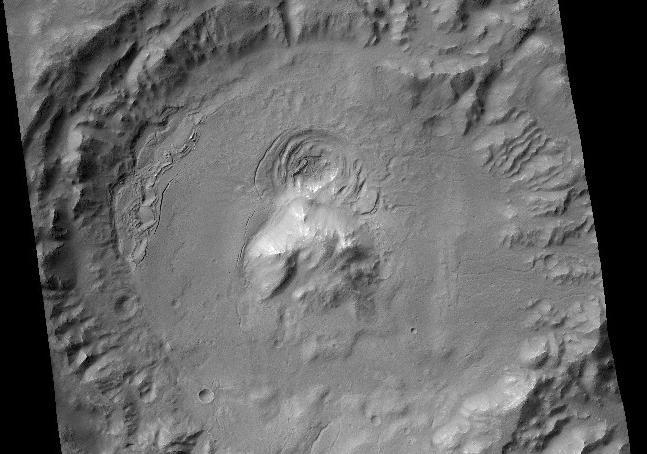 NASA公布火星怪诞照 陨石坠落形成看起来像细菌