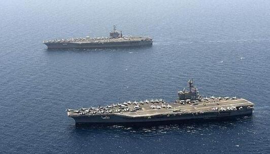 美航母战斗群将启程前往地中海 或对叙利亚采取军事行动