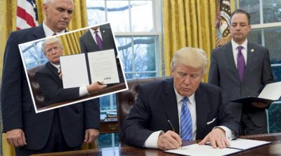 特朗普下令研究重返TPP 刚刚上任就主动选择退出