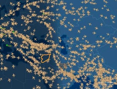 叙利亚领空净空 可能遭受导弹攻击各大航空公司避而远之