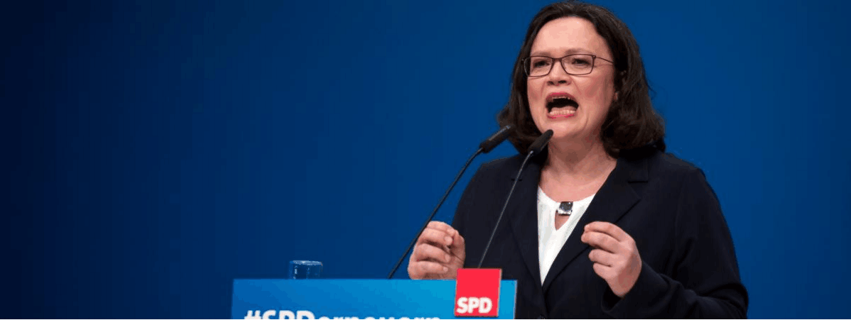 德国百年老党选出首位女党魁 或能接任默克尔成为总理