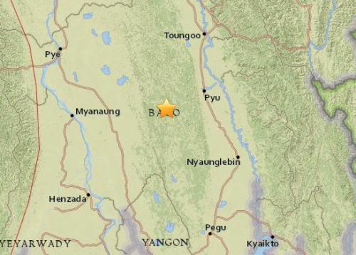 缅甸南部发生地震 此次缅甸南部发生5.1级地震震源深度10公里