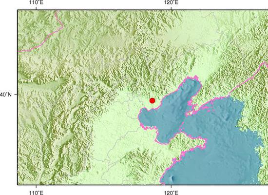 河北唐山滦县地震 中国地震台测定河北唐山滦县发生2.3级地震