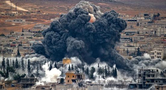 国际联盟空袭叙 美国此次对叙利亚东北部一个村庄发动空袭
