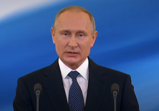 普京宣誓就任俄罗斯新一届总统 承诺缓和与欧美关系并发展经济