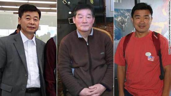三名朝鲜在押美公民获释 和国务卿一起乘坐专机返回美国