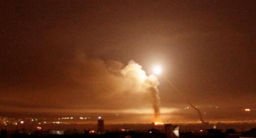 以色列战机对叙发射60枚火箭弹 旨在回应伊朗攻击戈兰高地