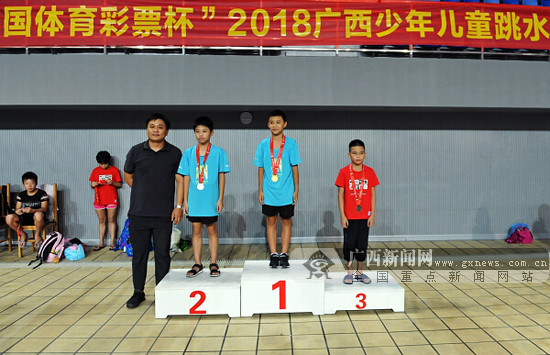 2018广西少年儿童跳水锦标赛在梧州市游泳跳水馆开跳