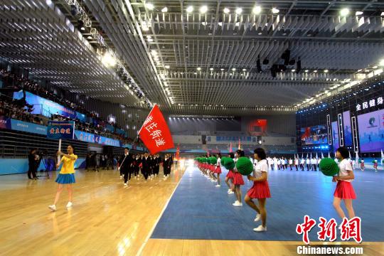 天津市武清区第一届全民健身运动会23日在武清区体育中心启幕