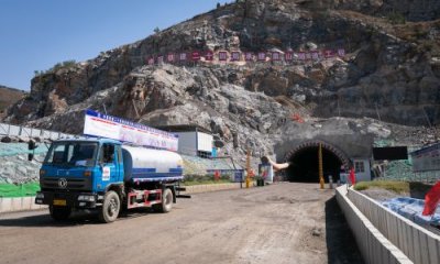 淮北泉山路隧道工程进展顺利 目前隧道施工进度超过90%