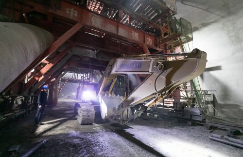 淮北泉山路隧道工程进展顺利 目前隧道施工进度超过90%