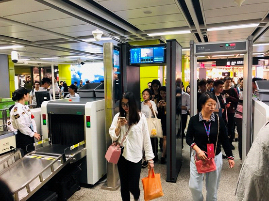 刷脸体验！广电运通智慧安检新方案今日在广州地铁试点上线