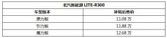 北汽新能源LITE-R300发布 NEDC工况续航300km