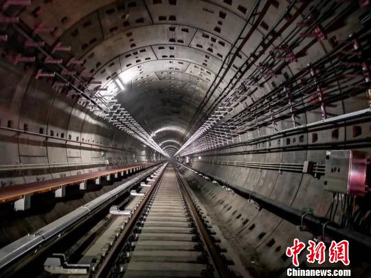 北京地铁7号线施工现场。项目方供图