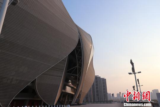2018年11月，杭州亚运会场馆设施外景。　张斌 摄