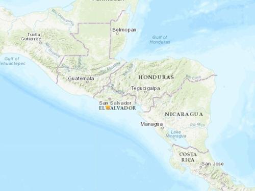 萨尔瓦多附近海域发生5.9级地震震源深度72.5千米
