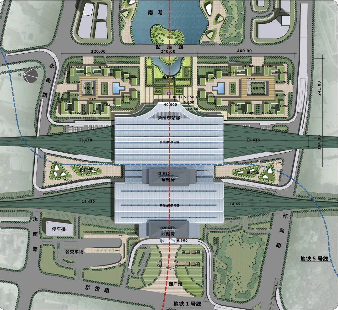 福州火车南站扩建设计方案确定 最新效果及设计细节曝光