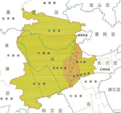 上海虹桥商务区区域图图片来源上海发布