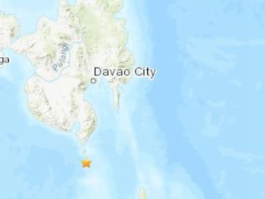 菲律宾萨兰加尼南部发生5.2级地震震源深度55.9公里