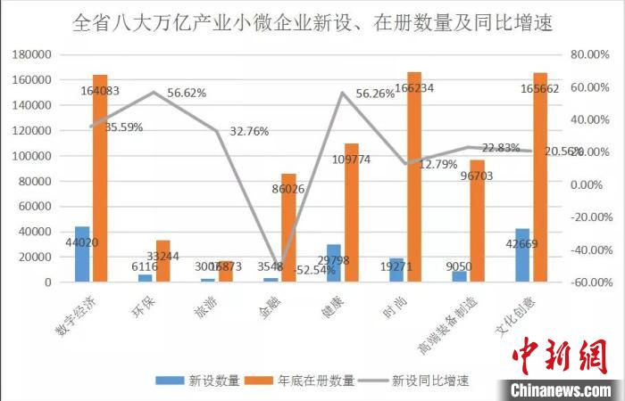 2019年浙江小微企业新增40.8万家在册数量达222.4万家