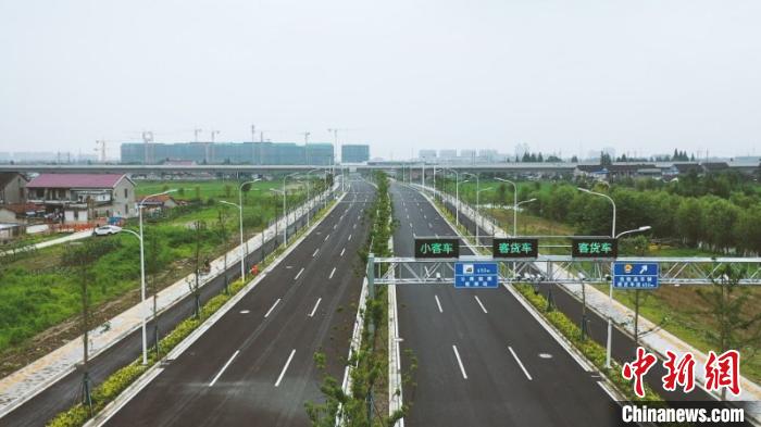 城北路开通后，将同步开通一条嘉定区至太仓市的跨省公交线路。上海市交通委供图